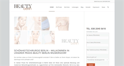 Desktop Screenshot of beautyberlin.de