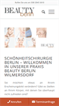 Mobile Screenshot of beautyberlin.de
