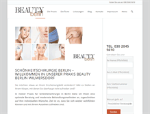 Tablet Screenshot of beautyberlin.de